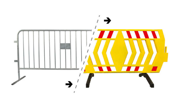 vallas de seguridad y encastrables